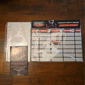 XL Fantasy Football Draft Board Season‎ Kit 6 Feet x 4 Feet Board 2023 Names
